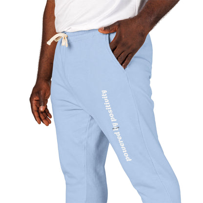 Unisex Garment-Dyed Fleece Sweatpants Powered by Positivity- Cozy Lounge Pants for Home, Comfortable Joggers for Workout, Perfect Gift for Friends and [...]