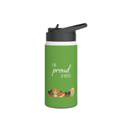 I am Proud of Myself Stainless Steel Water Bottle