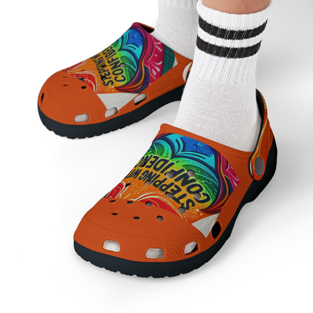 Kids' Colorful EVA Foam Clogs - 'Stepping with Confidence' Design