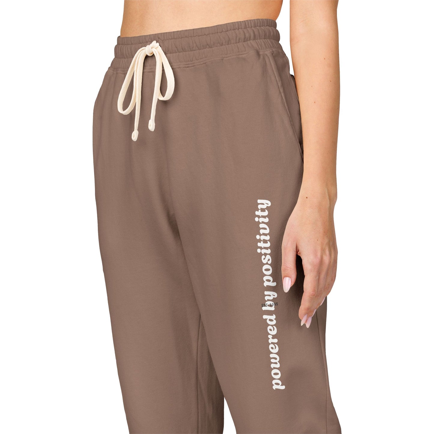 Unisex Garment-Dyed Fleece Sweatpants Powered by Positivity- Cozy Lounge Pants for Home, Comfortable Joggers for Workout, Perfect Gift for Friends and [...]