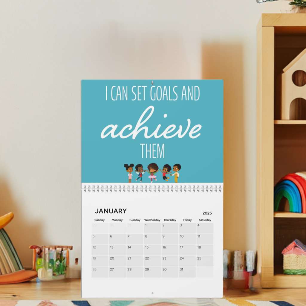 Affirmation Calendar (2025) for Kids (10.8 x 8.4)